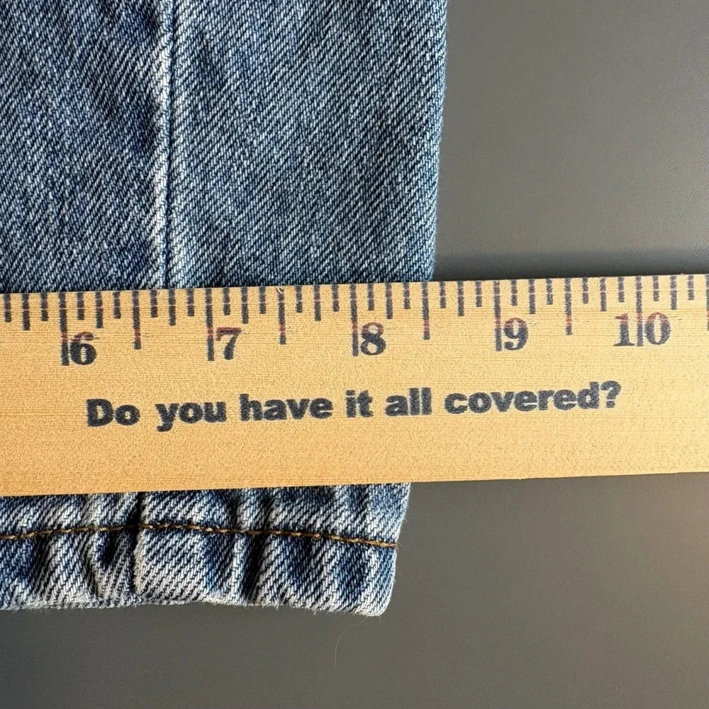 Levis 550 Y2K Relaxed Fit Tapered Leg Jeans 36x30 Medium Wash Blue Y2K Denim